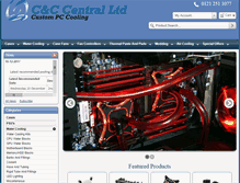 Tablet Screenshot of candccentral.co.uk